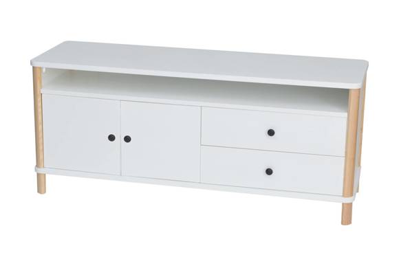 ASHME TV Sideboard 140x45x60cm - White