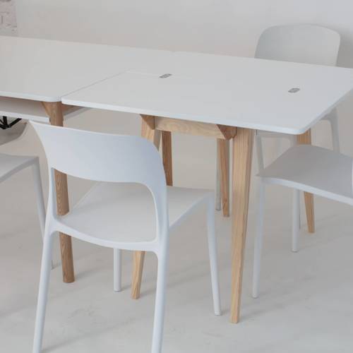 ENVELOPE Extentable Console Table 45x90cm White