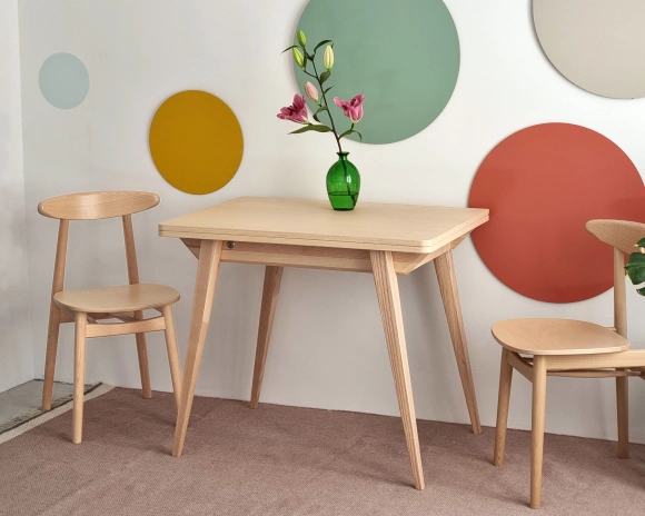 Houten eetkamerstoel Biju beukenhout
