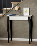LILLO Writing Desk 65x40cm Black Legs / Hellgrau