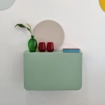 KLAPP Opklapbare wandtafel 60x70cm Eik Poederblauw 