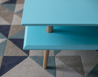 SQUARE low Coffee Table 68x68x35cm - Light Grey