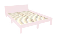 DABI SUPER KING Bed W 200cm x L 200cm Puder Pink