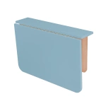 KLAPP Table murale rabattable 60x70cm Frêne Bleu Doux