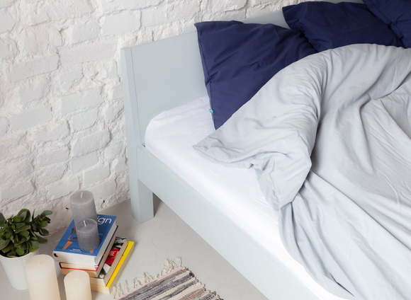 DABI Bed W 140cm x L 220 cm / White