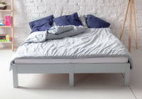 DABI Bed B 180 cm x L 200 cm Donker Koraal