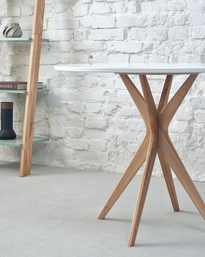 JUBI Small Round Table diam. 60cm Sea Green