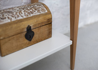 MIMO Console Table with Shelf 65x35cm Broom Yellow