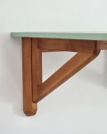 KLAPP Drop Down Wall Table 60x70cm Ashwood Sage Green